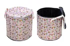 PVC Printed Round Laundry Bag 