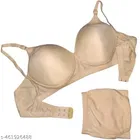Cotton Solid Lingerie Set for Women, Multicolor, Pack of 3 