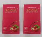 Engage Dotted Strawberry Flavoured 10 Pcs Condoms for Men (Pack of 2)