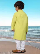 Cotton Blend Kurta with Pyjama for Boys 