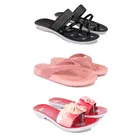 Combo of Flats with Slippers for Women 