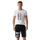Stylish T Shirt and Shorts Set for Men, Pack of 2 