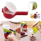 Easy To Pour Powdered Food Bag Clip Dog Snack Storage Kitchen Utensil Sealing Clips Household Tool 