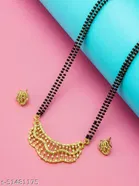 Alloy Mangalsutra with Earrings for Women 