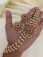Zircon Gold-plated Necklace Set for Women 