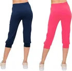 Cotton Solid Capri for Women 