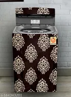 KANUSHI Industries® Microwave / Oven Top Cover With 4 Utility Pockets + 1 Pc Top Load Fully Automatic Washing Machine Cover 