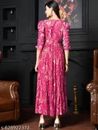 Viscose Rayon Kurti for Women, Pink 