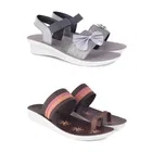 Combo of Flats & Sandals for Women 