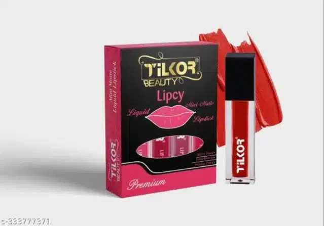 Lipsticks for Girls & Women (Multicolor, Pack of 4)