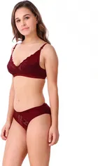 Cotton Blend Lingerie Set for Women 
