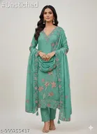 Silk Blend Punjabi/All Over Suits for Women 