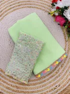 Silk Woven Design Saree for Women, Green 
