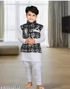 Ethnic Motif Cotton Kurta Set for Boys 