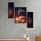 MDF 3 Pcs Designer Wall Painting for Home & Office 