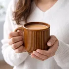 Ceramic Tea & Coffee Mug, Brown 