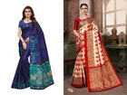 Khadi Silk Printed Saree for Women 