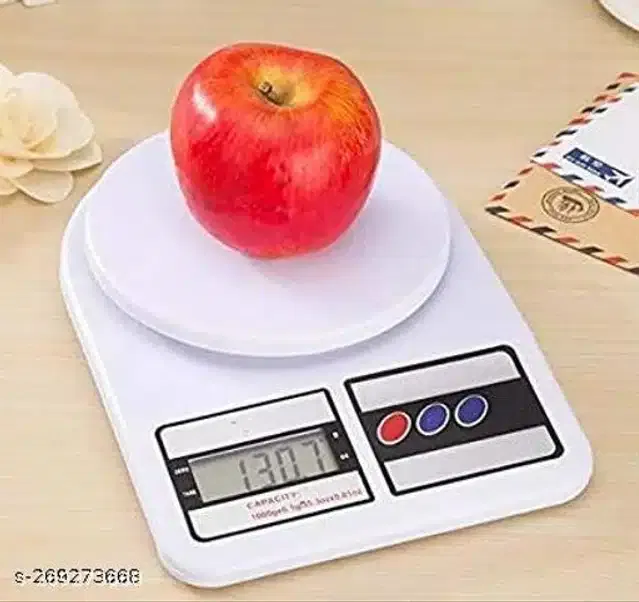Electronic Digital Weight Machine (White)