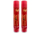 Oxy Veda Keratin Long Lasting and Extra Hold Hair Spray (420 ml, Pack of 2)