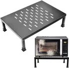 Microwave Oven Rack - Metal Holder Storage Stand for Kitchen Platform