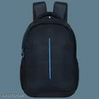 Polyester Backpack for Men & Women, Black