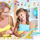 Little Lovely Duck Slide Escalator Toy Automatic Stair-Climbing Race Track Set 