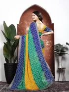 Georgette Bandhini Saree for Women 
