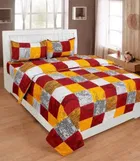 Printed Double Bedsheet with 2 Pillow Covers 