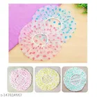 Plastic Waterproof Shower Caps (Assorted, Pack of 2)