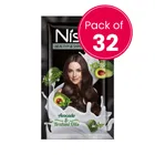 Nisha Shampoo 6 ml (Black) (Pack of 32)