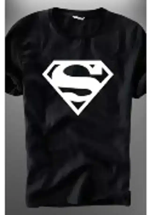 Round Neck T-Shirt for Men (Black, XL)