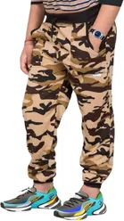 Cotton Blend Regular Fit Trackpants for Boys & Girls 