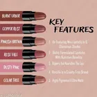 Ronzille Long Lasting Hydrating Mini Lipstick, Nude Edition, 6 g [Pack of 6]