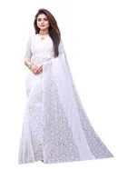 Net Floral Saree for Women 