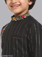 Cotton Blend Kurta with Pyjama for Boys 