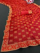 Lycra Blend Printed Saree for Women 