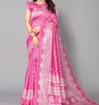 Art Silk Printed Saree for Women 