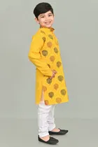 Printed Cotton Kurta and Pajama Set for Boys 