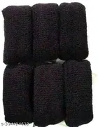 Polyester Hair Ties for Women, Pack of 6 