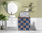 Knit Printed Semi Automatic Washing Machine Cover 