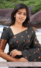 Kanjivaram Banarasi Paithani Jacquard Silk Saree for Women 
