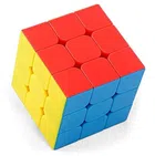 Plastic Rubik Cubes for Boys & Girls (Multicolor)