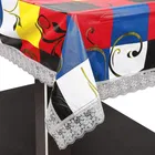 PVC Printed 4 Seaters Table Cover 