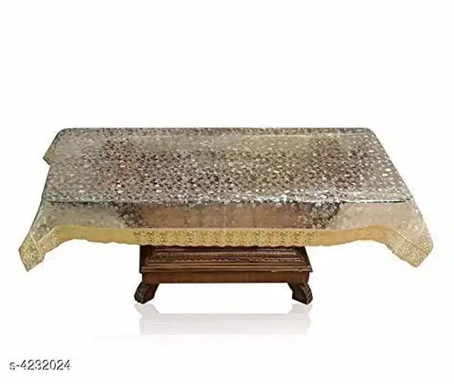 PVC Centre Table Cover (Multicolor, 40x60 Inches)
