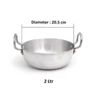POOJA Induction Compatible Aluminum Kadhai 