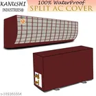 KANUSHI industries® 100% Waterproof Split AC Cover Set For Indoor And Outdoor Unit 1.5 to 2.0 Ton Capacity 