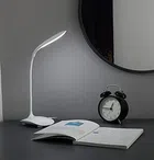 Plastic Rechargeable Study Desk Lamp (White)