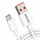 TecSox 6a Type C Charging Cable 1 Mtr Length, white