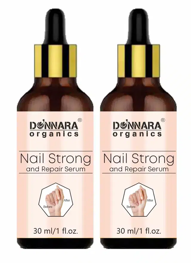Donnara Organics Nail Strong & Repair Serum (Pack of 2, 30 ml)
