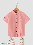 Solid Short Sleeve Shirt for Boys 